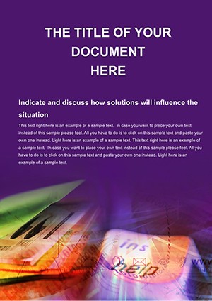Documents management Word template