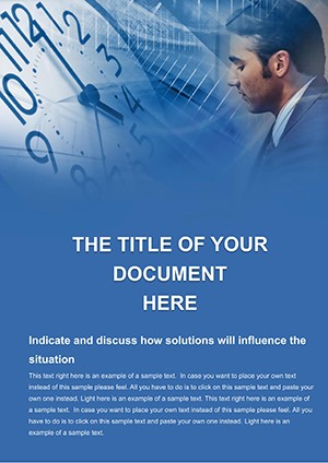 Office manager Word document template