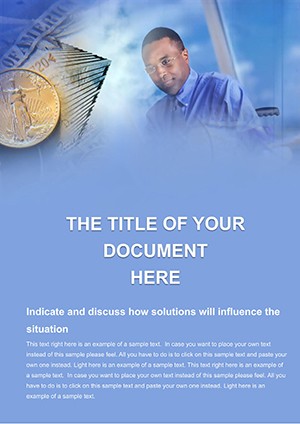 Money and Career Word template