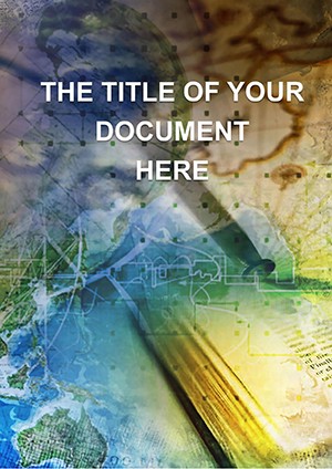 Geographic maps Word templates
