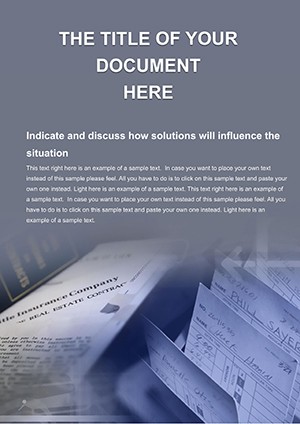 Statute of the enterprise Word template