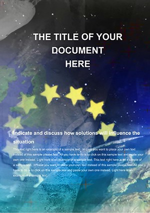 Schengen Zone Word Template - Download and Print
