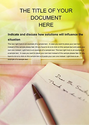 Romantic Message Word Template Designs for Download and Printing