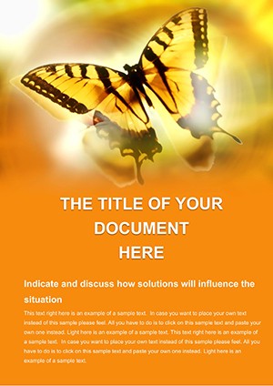 Butterfly Word templates