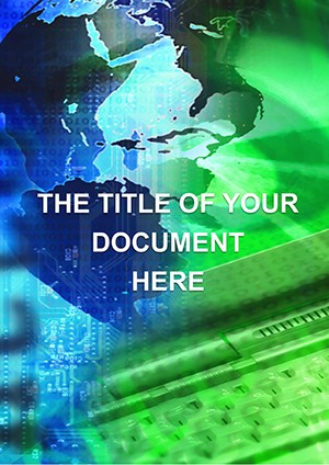 Abstract Internet access Word templates