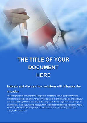 Blood Transfusions Word templates