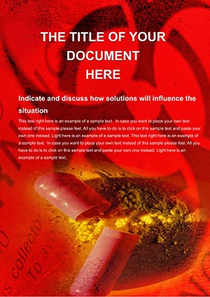 Warning Chemistry Word Template - Download Document