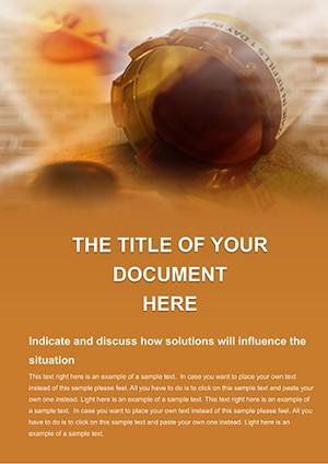 Pharmaceutical Treatments Word Template - Document