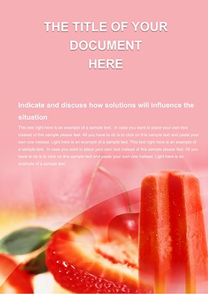 Sorbet Word template