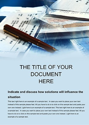 Travel tour Word template