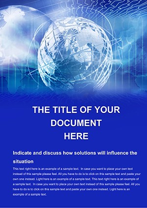 Globalization Word document template