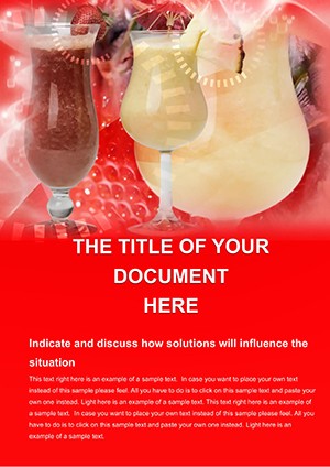 Dietary cocktail Word template