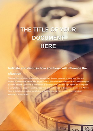 Film News Word document template