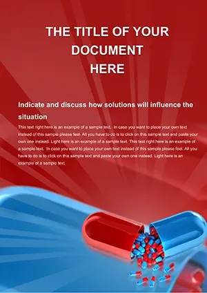 Pharma-Tabs: Pharmacy and Tablets Word Template