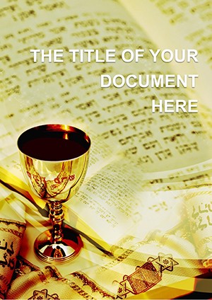 Holiday Passover (Pesach) Word template