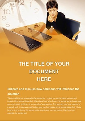 Management Word document template