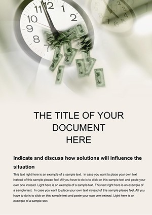 Time to Make Money Word Template - Download Design Documentation
