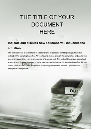 Documentation Word template