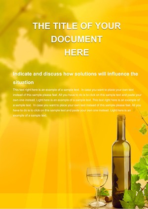 Wine tasting Word templates