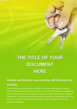 Real estate property Word templates