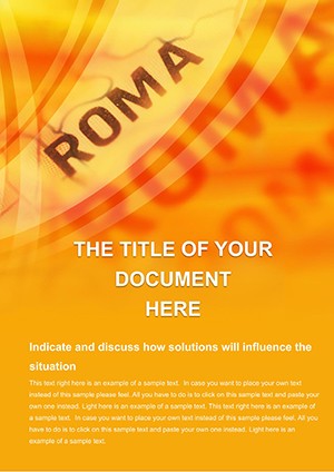 Rome City Word templates