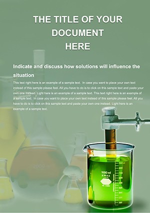 Organic chemistry Word document template