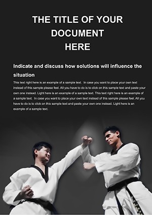 Styles of Karate Word templates