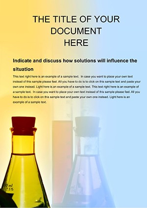 Chemistry projects Word document template
