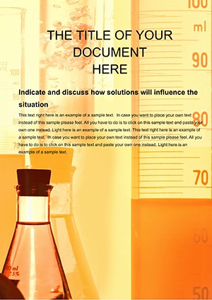 Chemistry Experiments Word document template