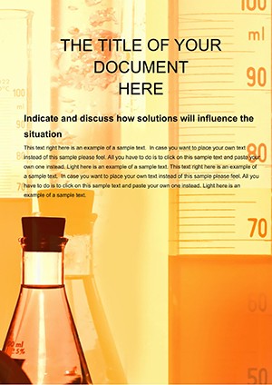 Chemistry Experiments Word Template - Google Docs Document