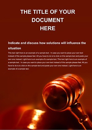 Legal System Word Templates | Download Now