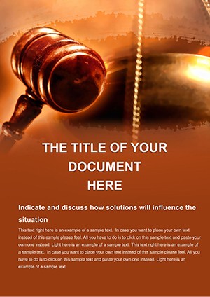 Business Law Word Template - Document