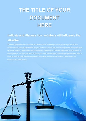 Justice Court Word Template