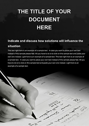 Accounting Word templates