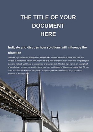 Bridge Construction Word templates