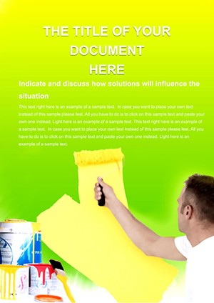 Apartment repair Word templates