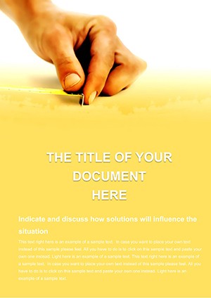 Tape Measure Word templates