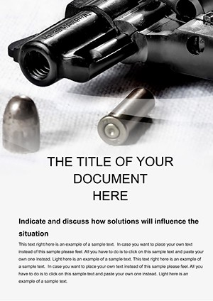 Weapon Word document template