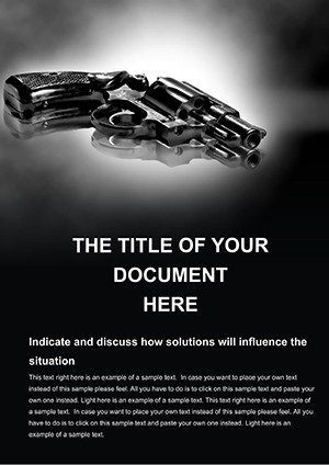 Firearms Word document template