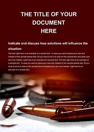 Ammunition Makes Word templates