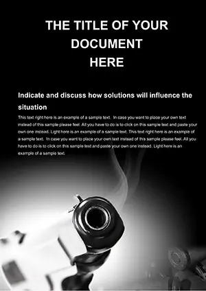 Weapons for Protection Word Template Document