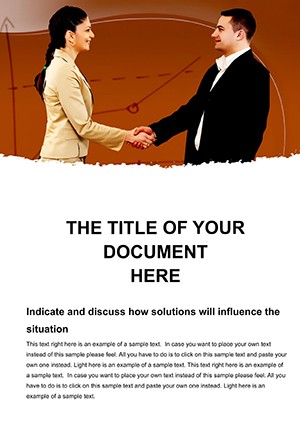 Sciences Meeting Word Template | Download, Print, and Customize