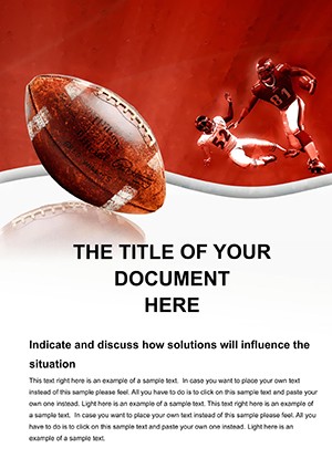 Ball - Players American Football Word templates