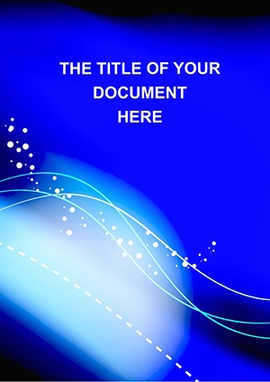 Blue flash Word templates
