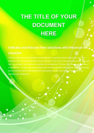 Green light Word templates
