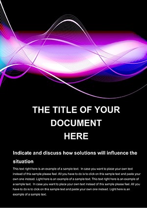 Purple Wave Word templates