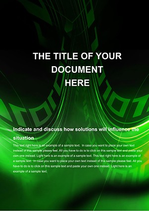 Green Light Merger Word templates