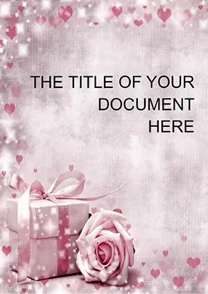 The Gift of Roses Word templates