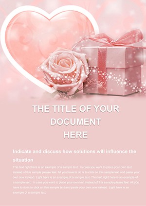 Gift and Heart Word templates