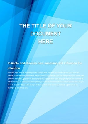 Blue Expanse Free Word templates